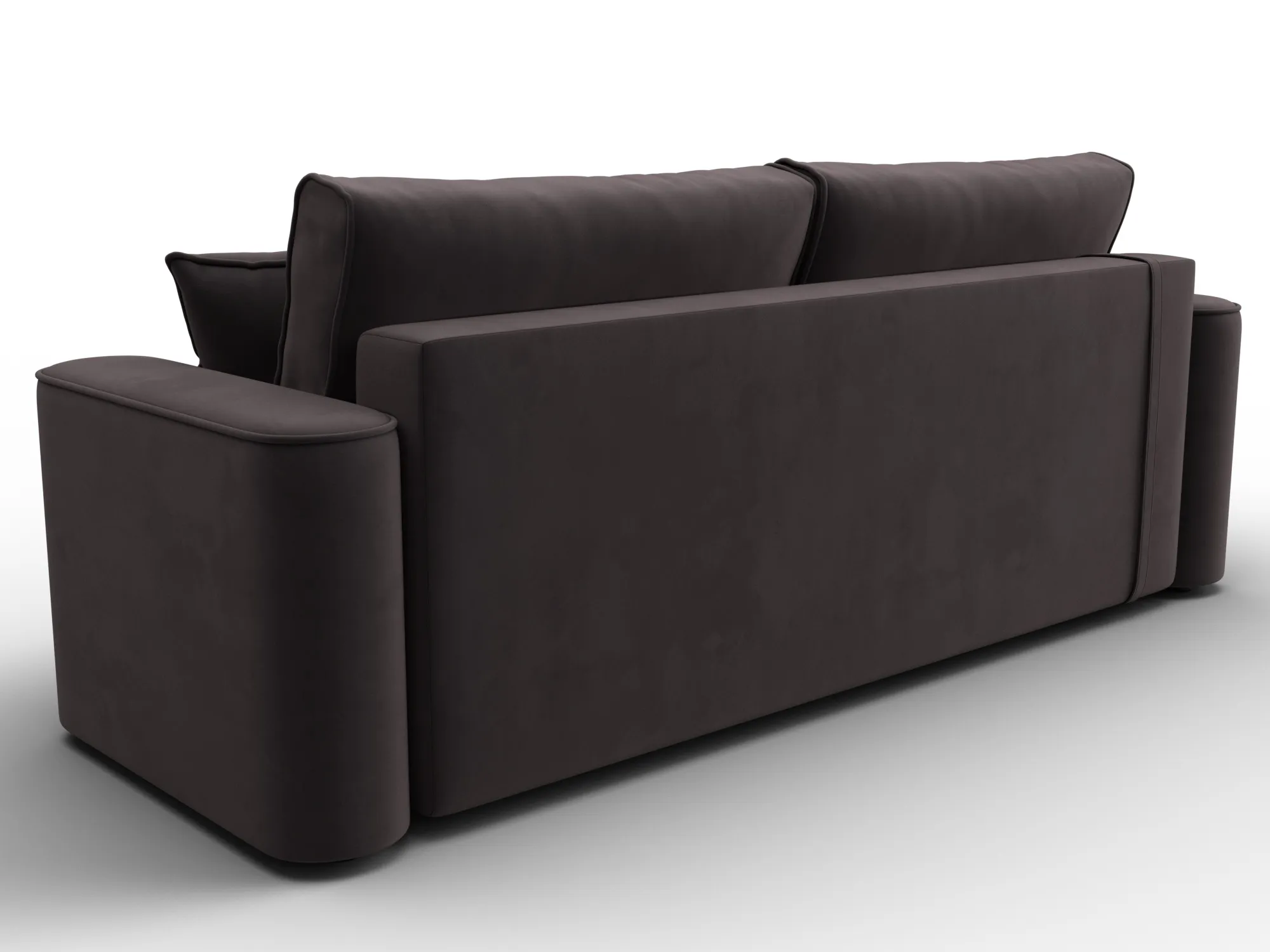 Диван прямой Лига-118 НПБ ( SEVEN 727 коричневый )