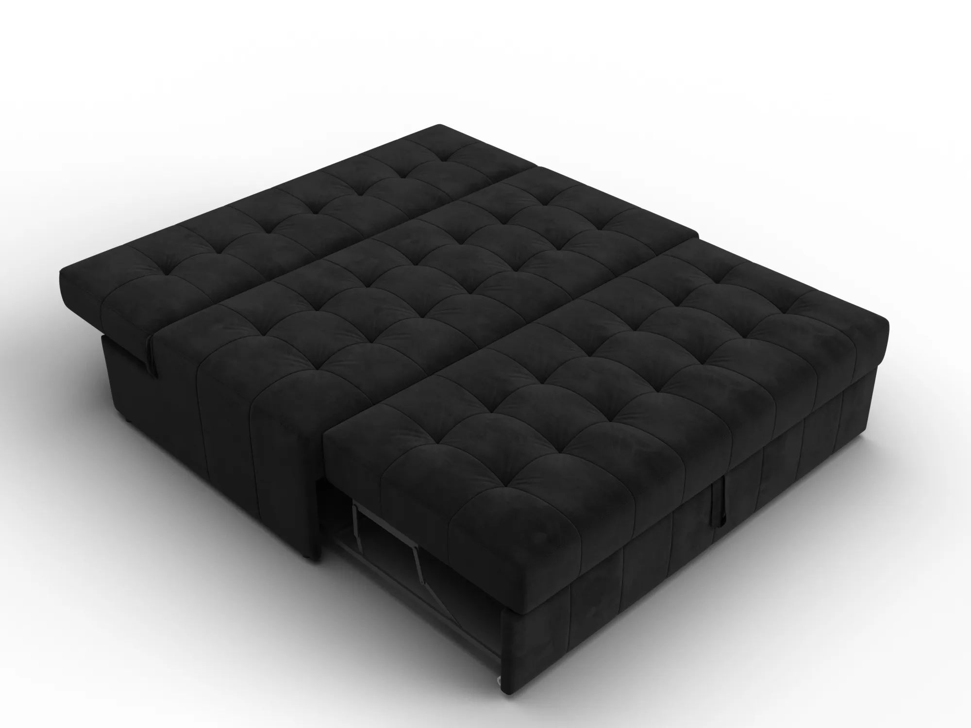 Диван прямой Лига-107 (140) ( SEVEN 35 черный )