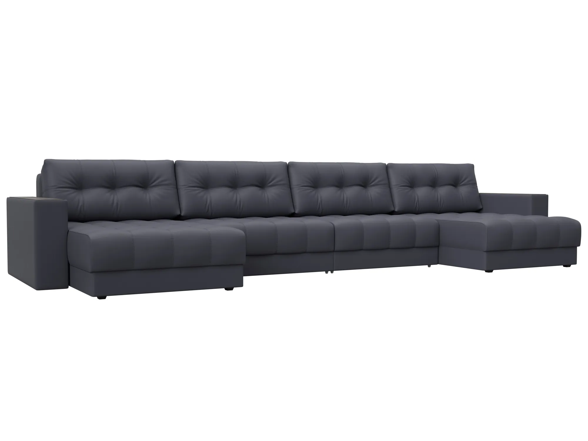 Диван П-образный с декором Лига-049 НПБ Лонг