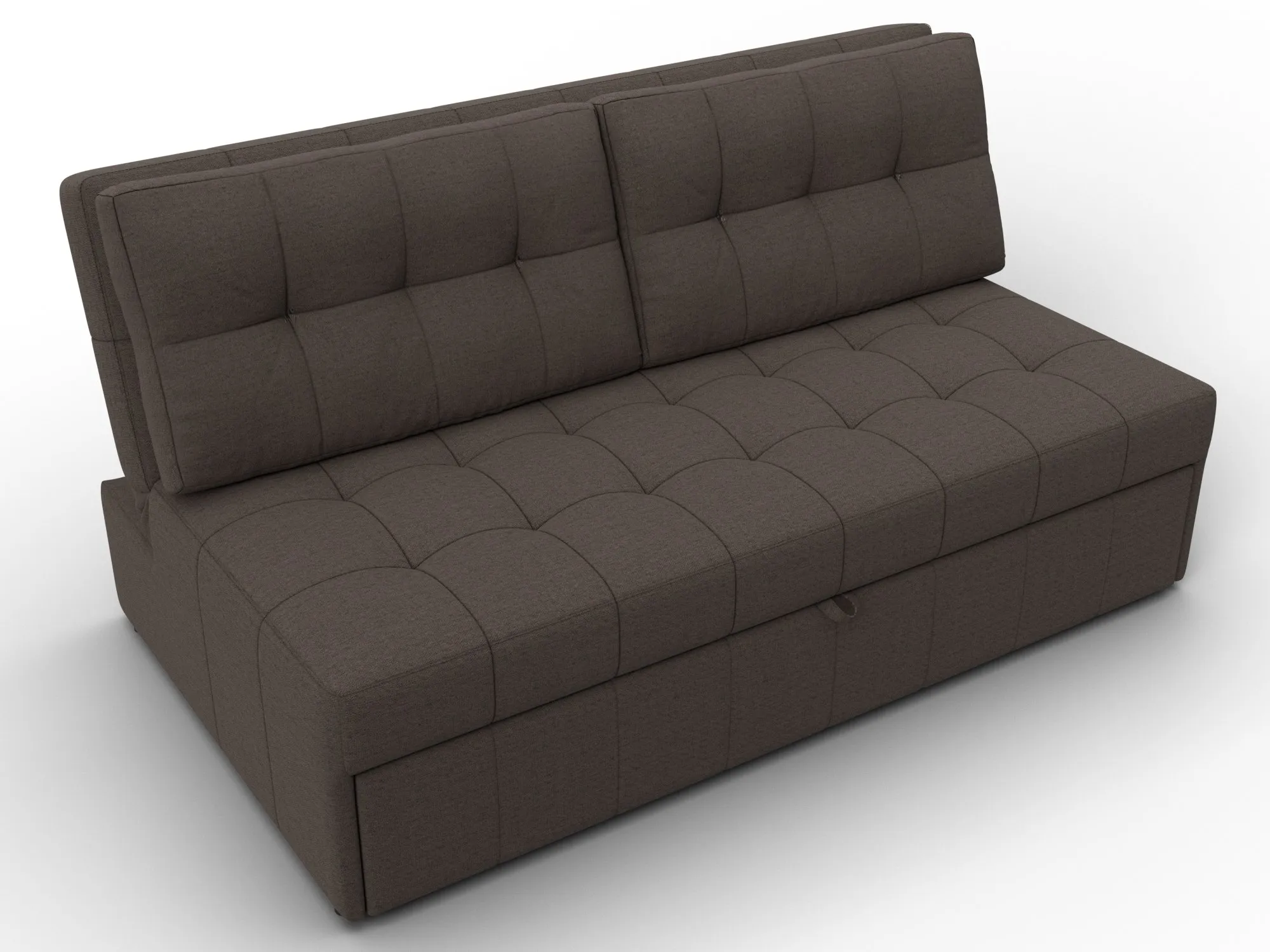 Диван прямой Лига-107 (160) ( Амур 05 коричневый )