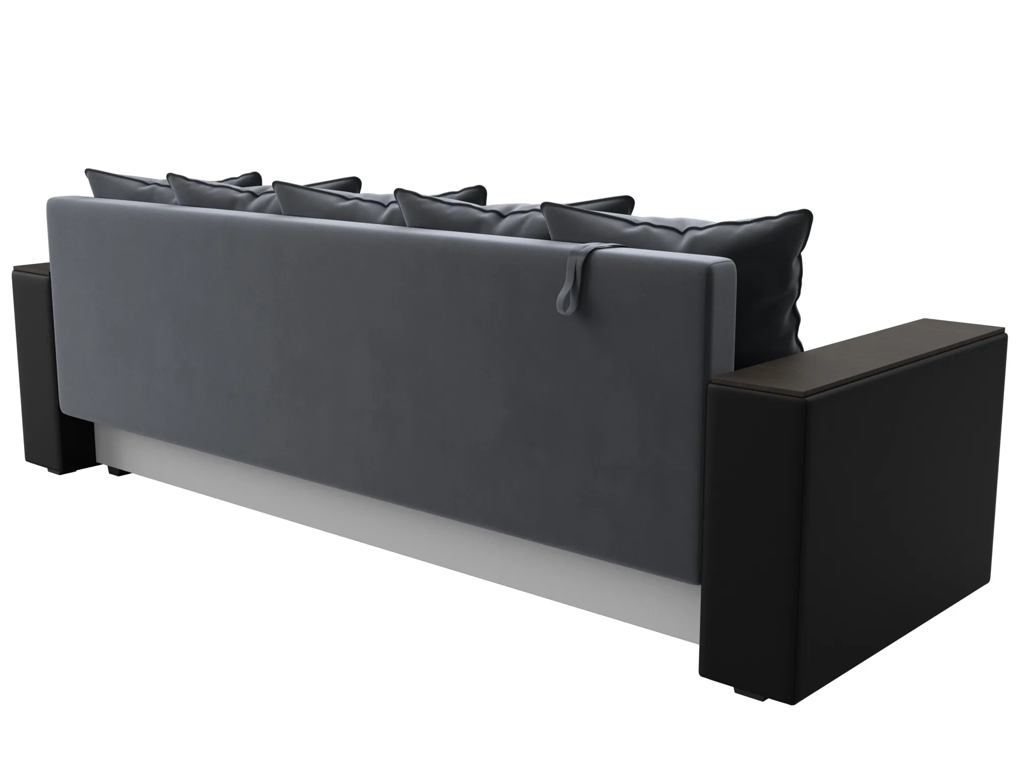 Диван прямой Дубай Лайт ( Серый;Черный )