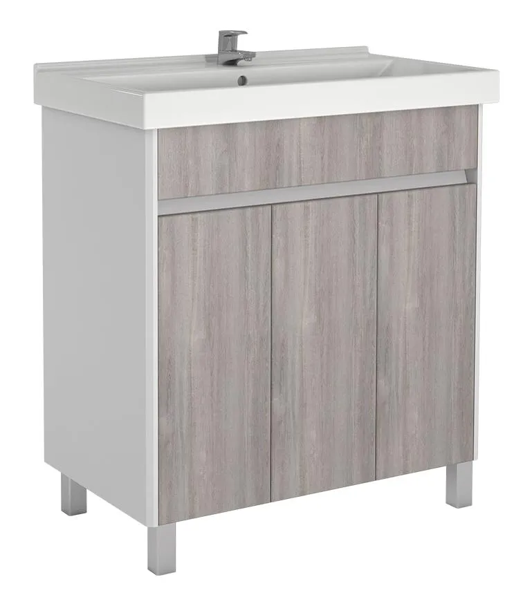 Тумба под умывальник "Fest 80" Uno без ящика Домино