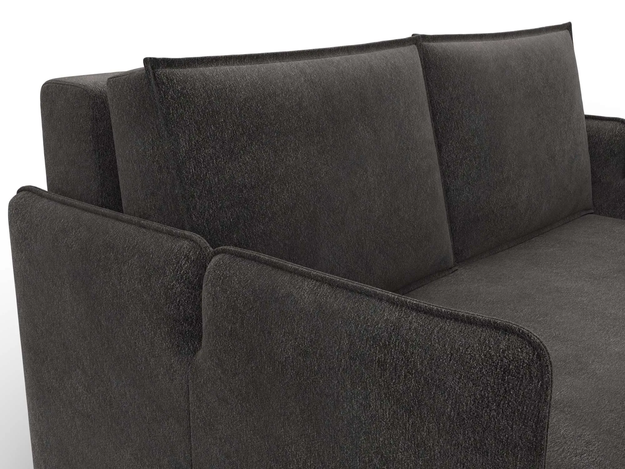 Диван прямой Лига-117 ( LAIM 10 темно-коричневый )