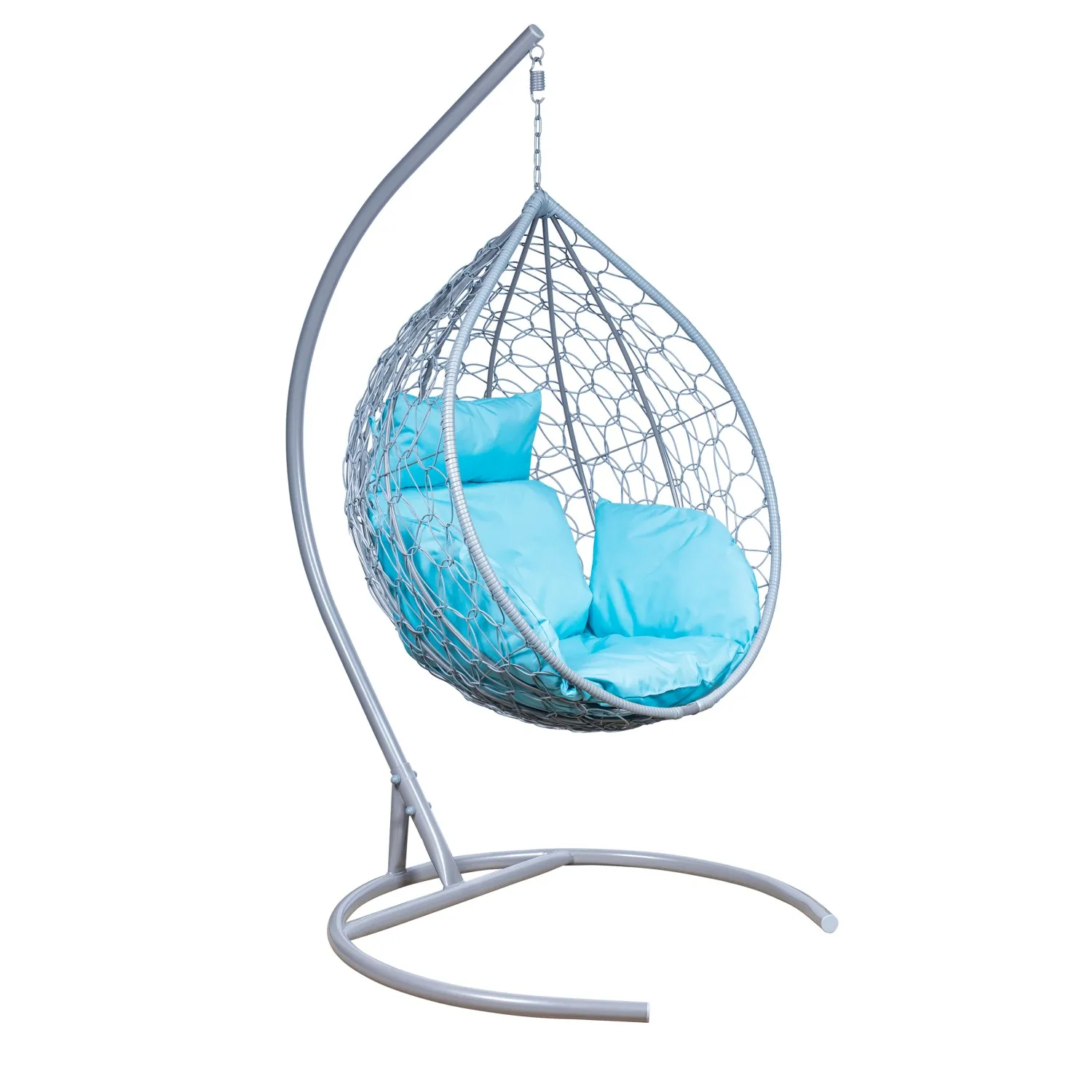 Подвесное кресло LESET ЭВА (Серый/Бирюза яркая)