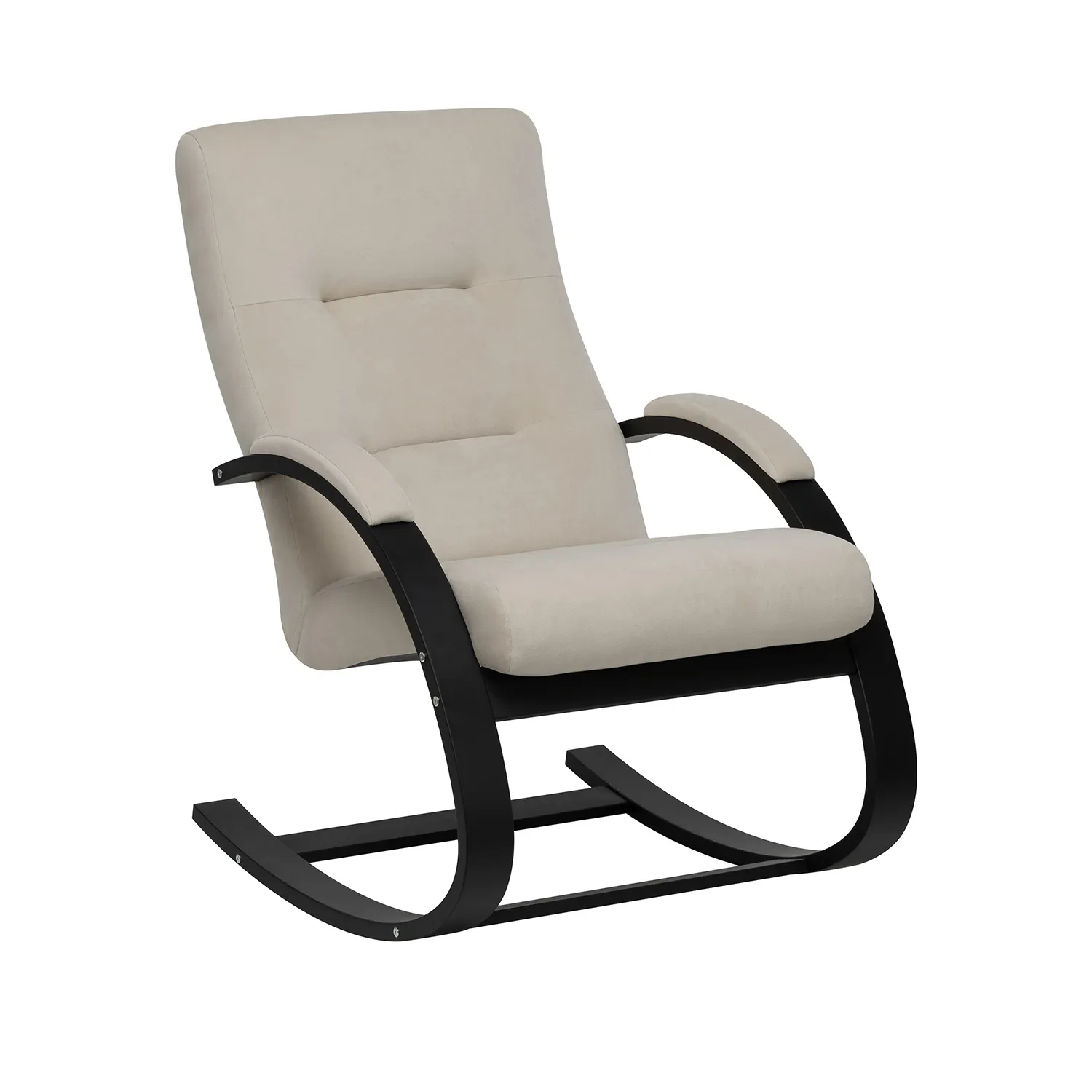 Кресло-качалка Leset Милано NEW (Венге/Bingo 02 (бежевый))