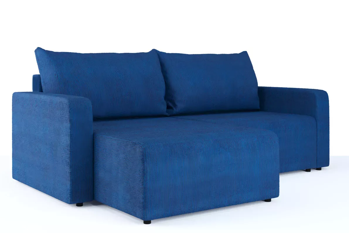Угловой диван-кровать Брайтон Синий