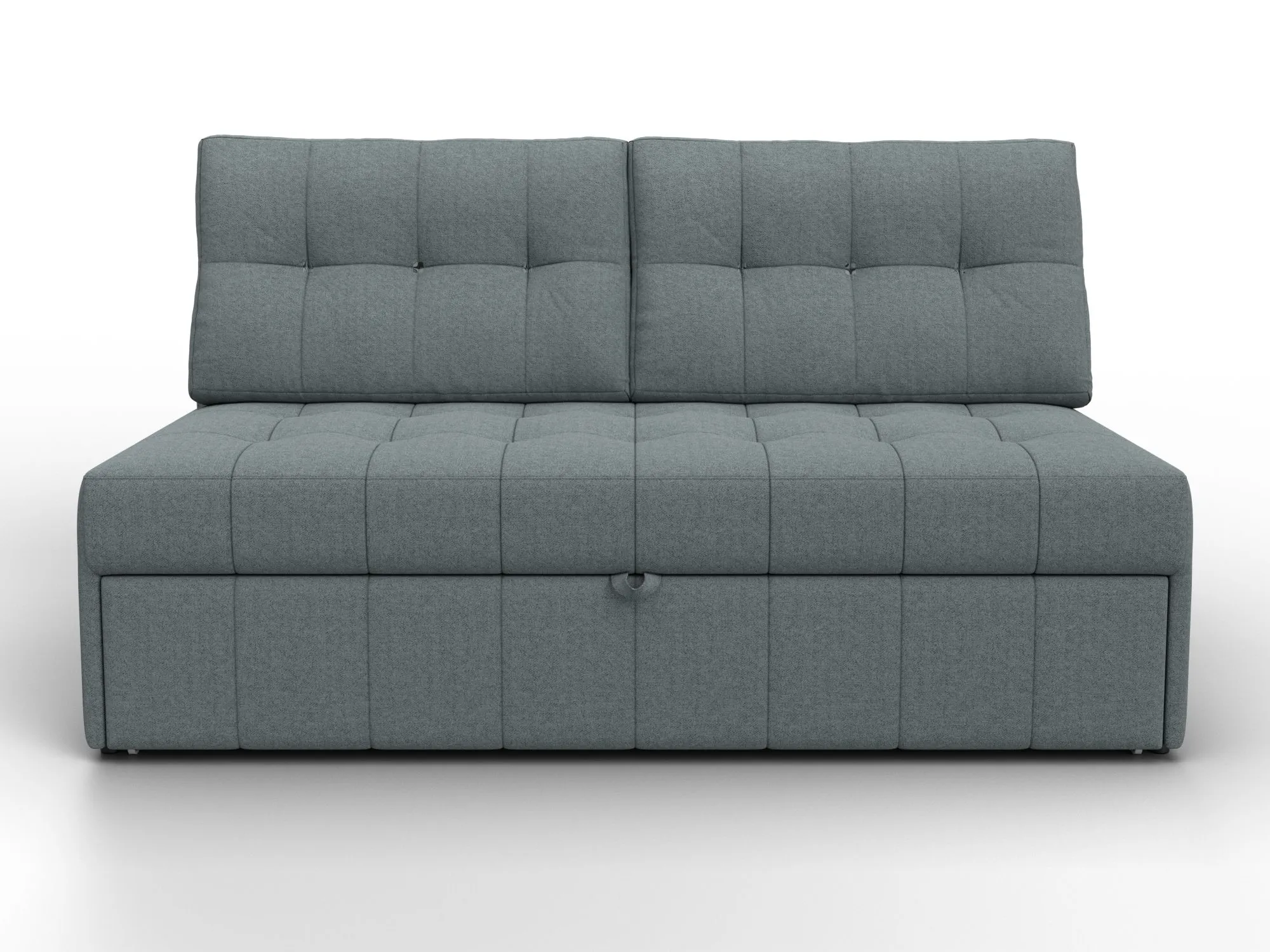 Диван прямой Лига-107 (140) ( Амур 07 серый )