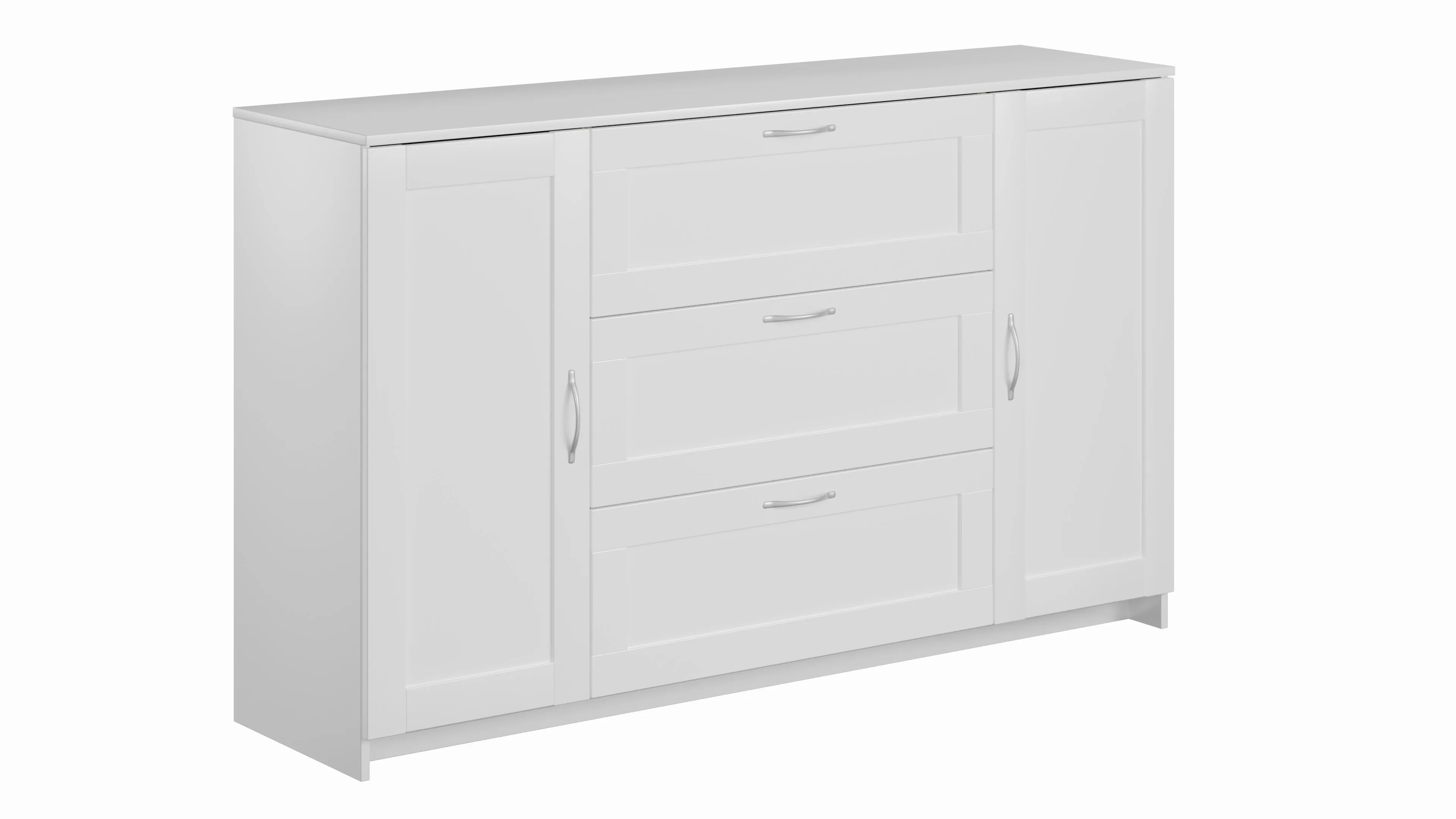 Тумба Сириус 2 двери 3 ящика 156*95 белый