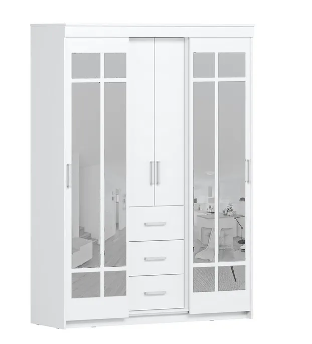 Шкаф-купе Комфорт-6М Белый