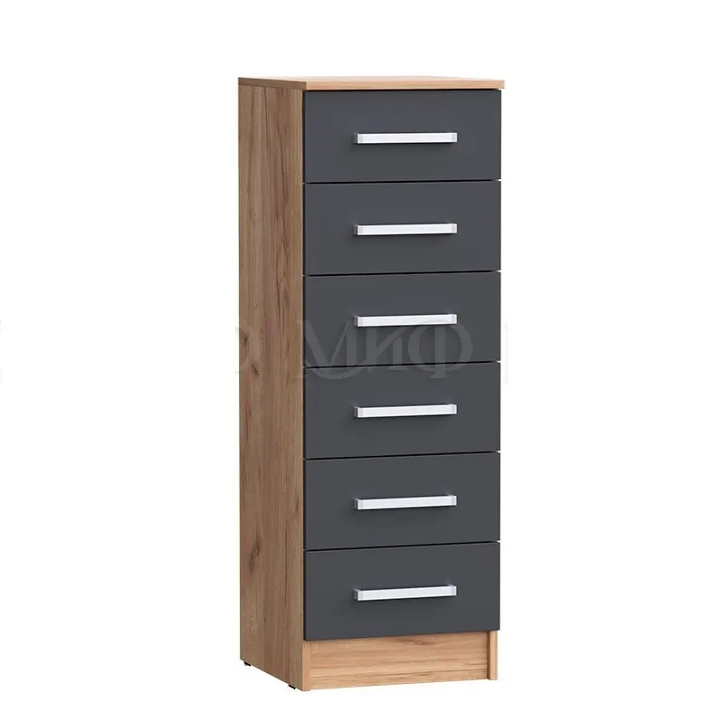 Комод Мартина 400 (крафт золотой/графит)