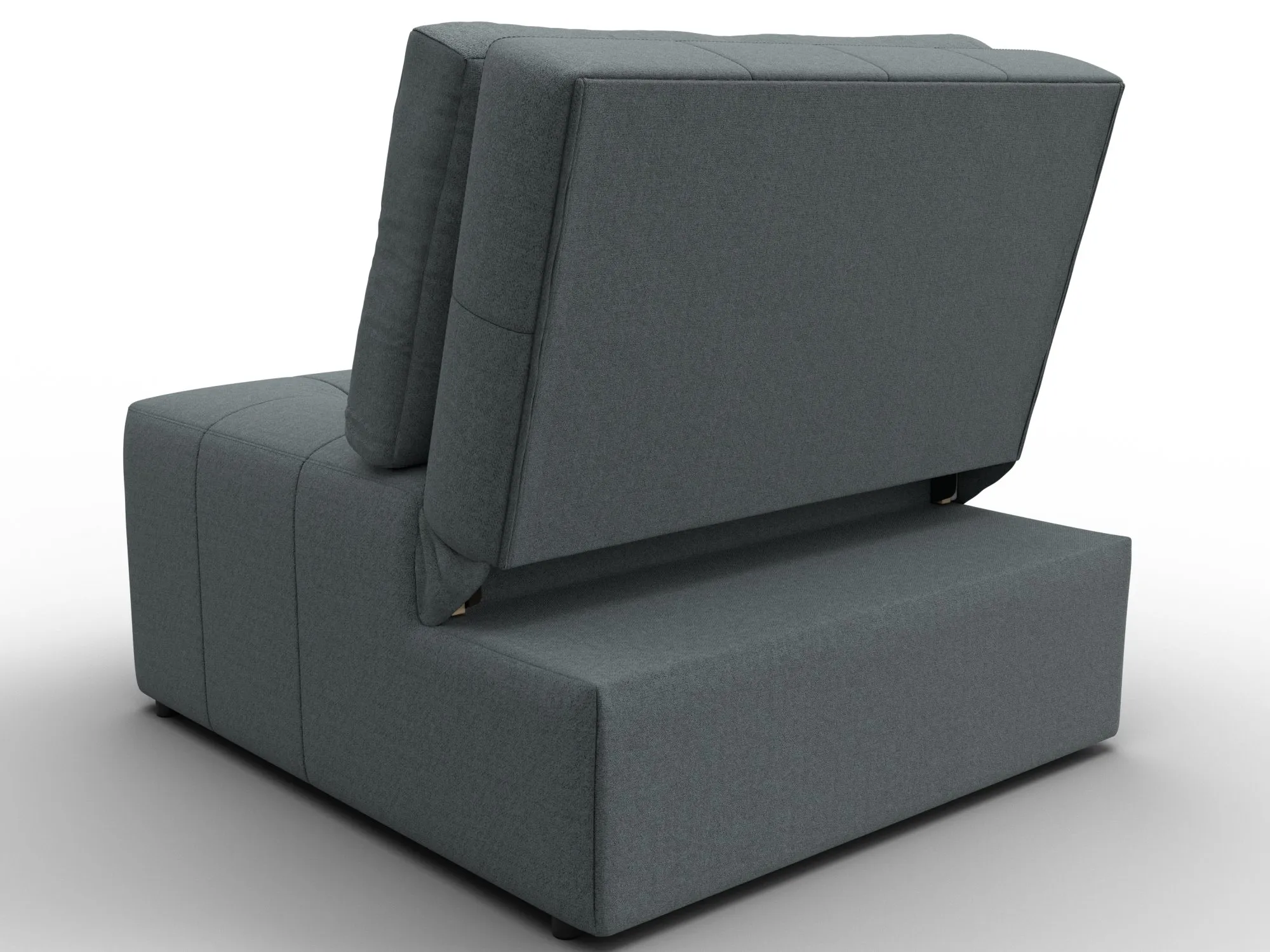 Кресло-кровать Лига-107 (80) ( Амур 07 серый )