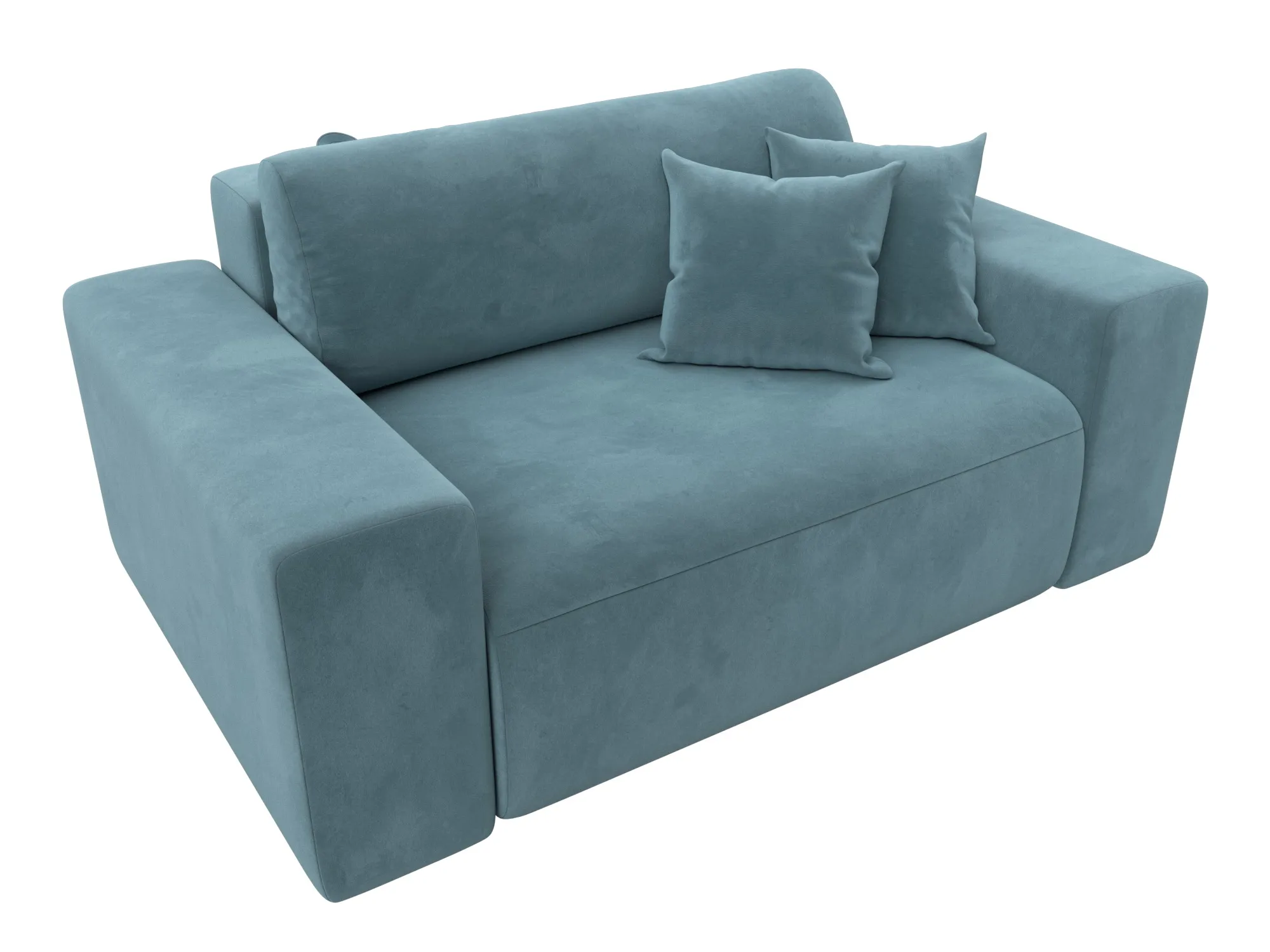 Кресло Лига-036 НПБ ( SEVEN 113 бирюзовый )