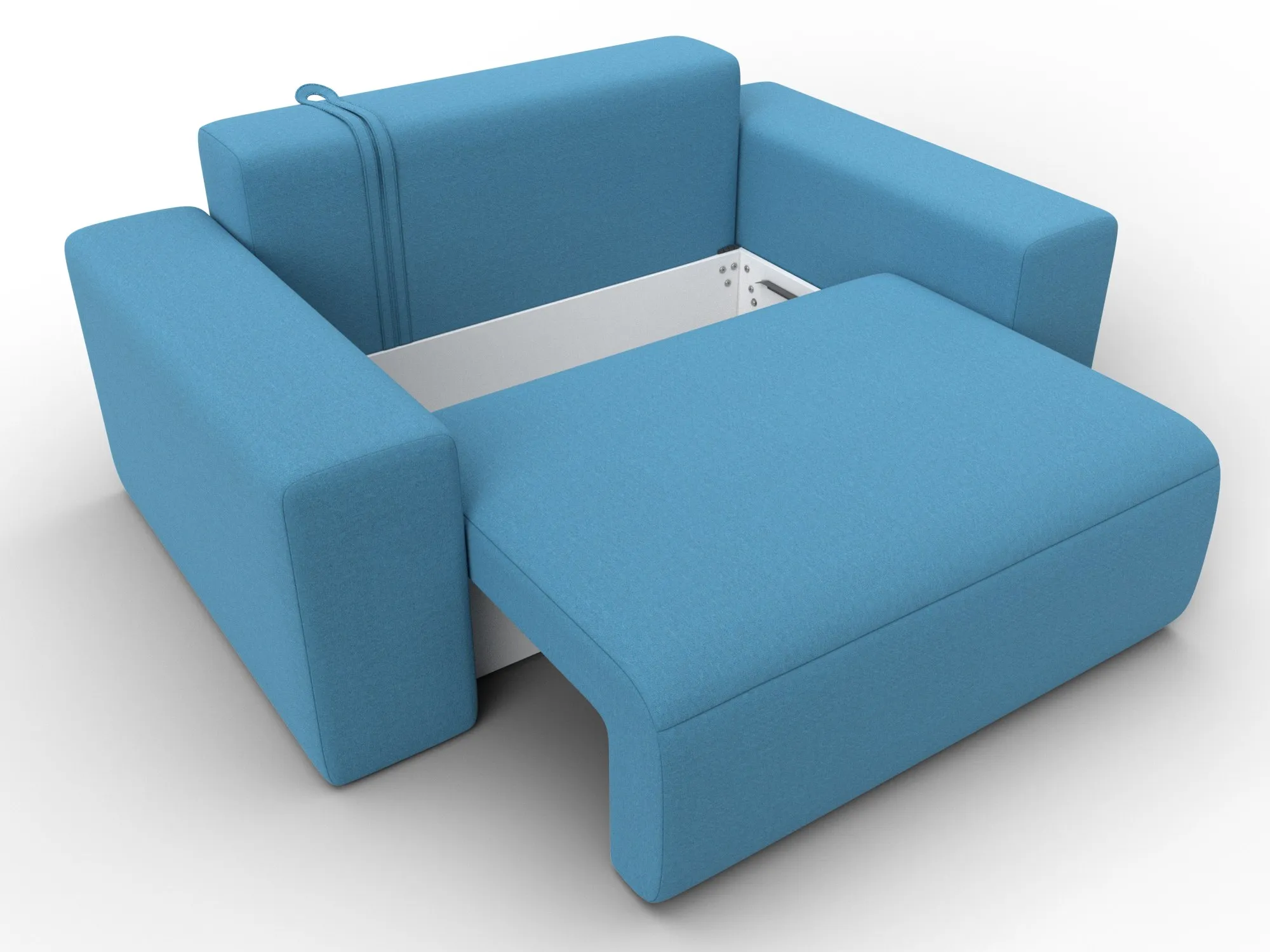 Кресло Лига-036 НПБ ( Амур голубой )