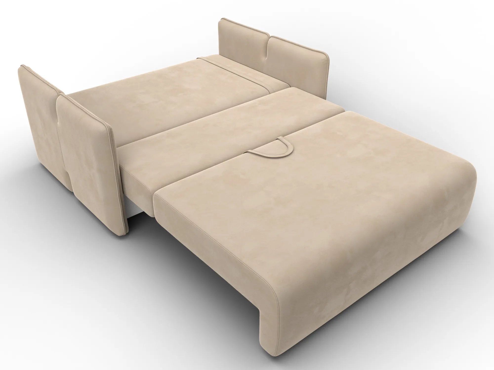 Диван прямой Лига-117 ( SEVEN 729 бежевый )