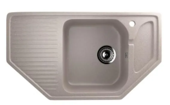 Угловая односекционная мойка ULGRAN U-109