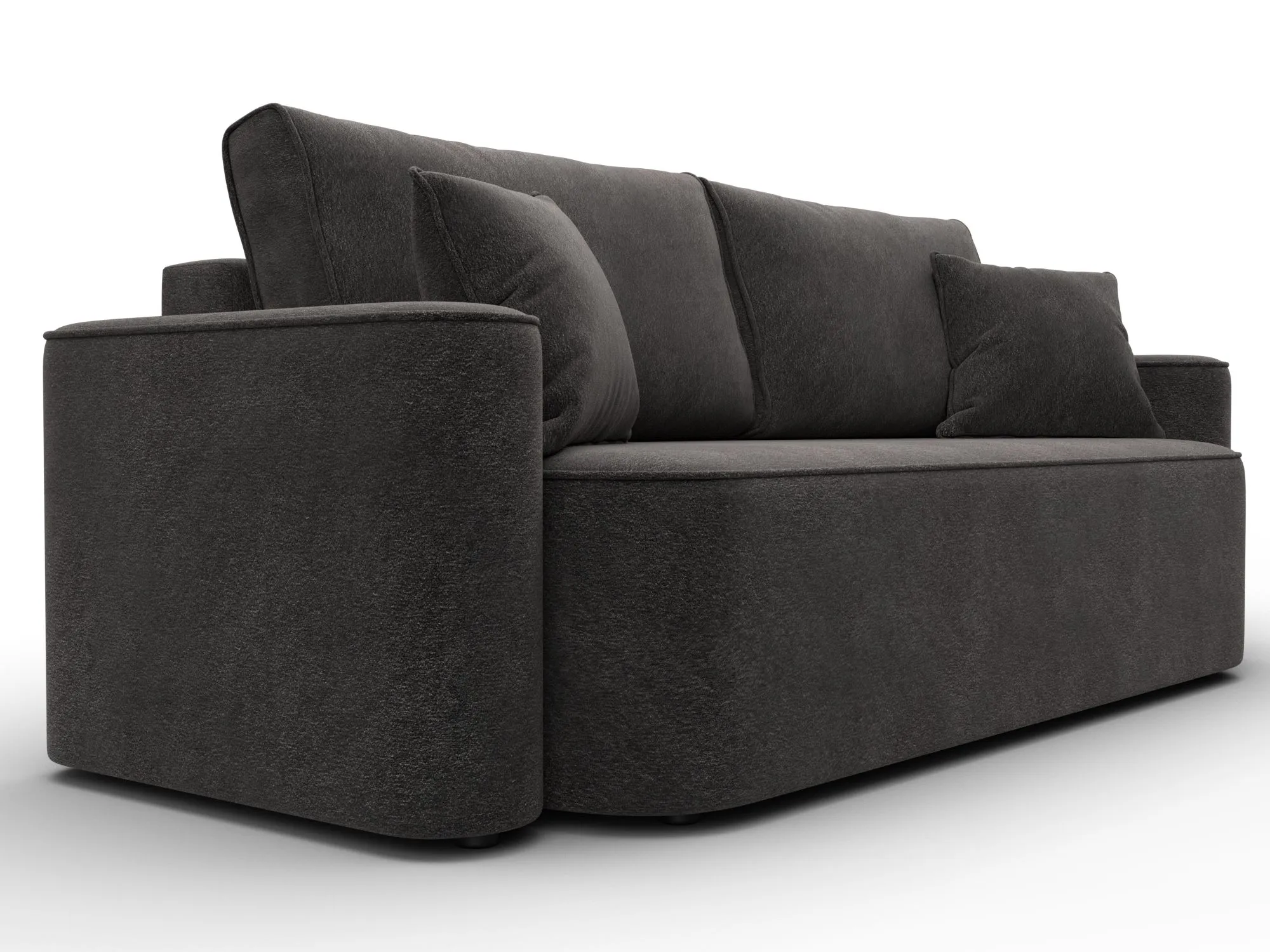 Диван прямой Лига-118 НПБ ( LAIM 10 темно-коричневый )