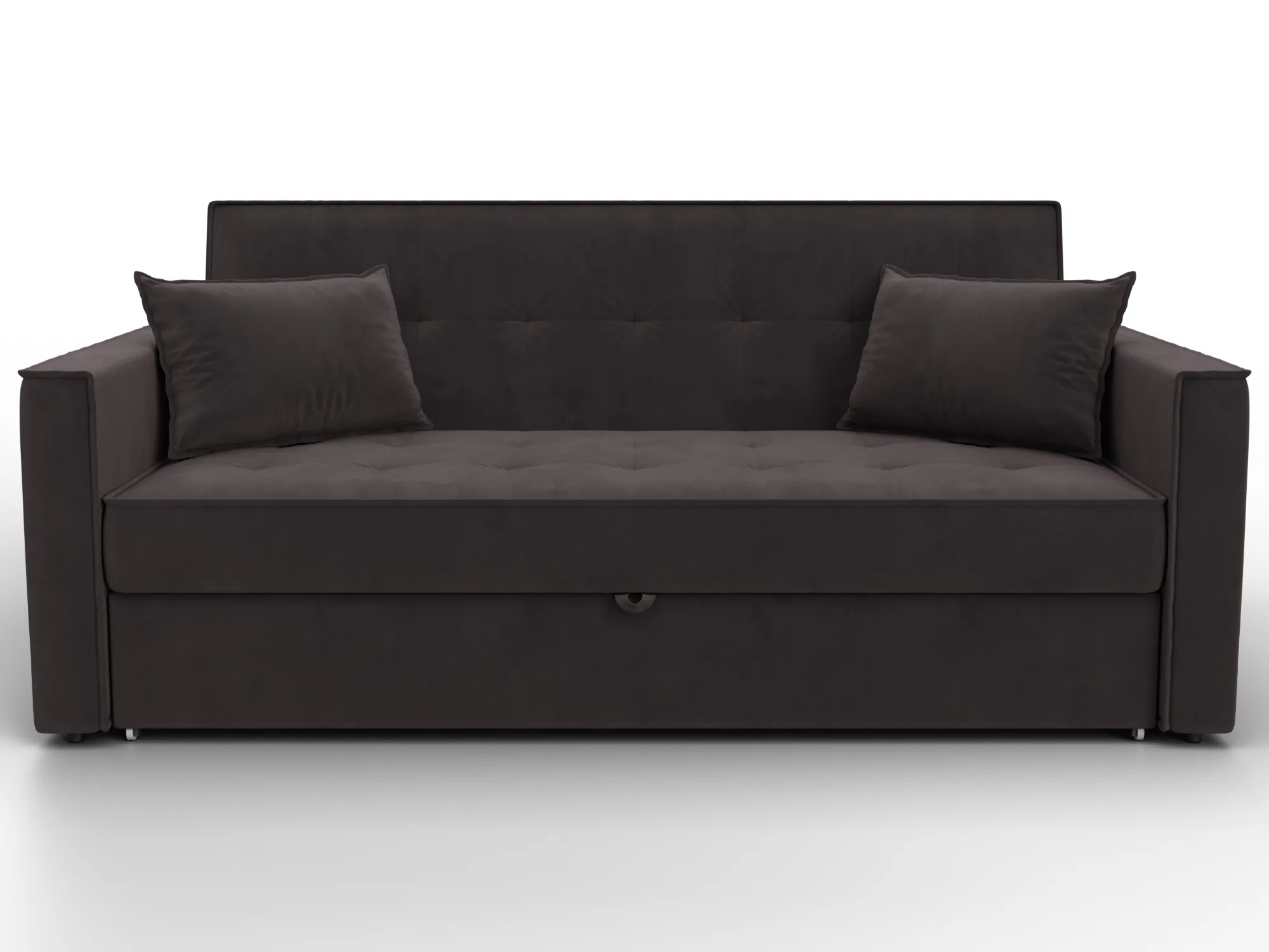 Диван прямой Лига-104 (160) ( SEVEN 727 коричневый )