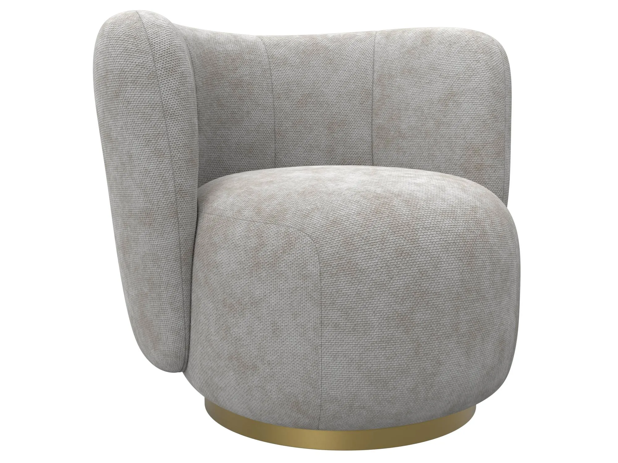 Кресло Лига-072 ( шеннил CRUZ 14 бежевый )