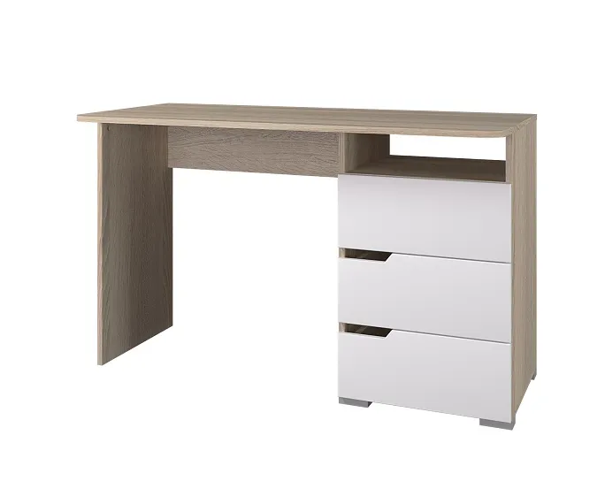 Стол компьютерный Анталия 1200/3 ящ (белый)