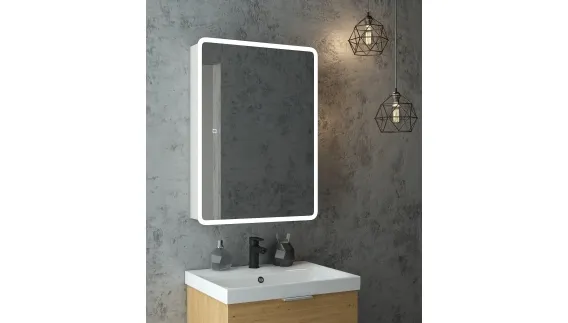 Зеркальный шкаф с LED подсветкой Emotion 60