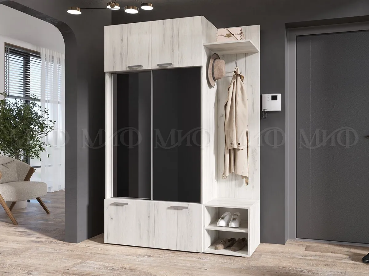 Прихожая Стелла (Дуб крафт белый)