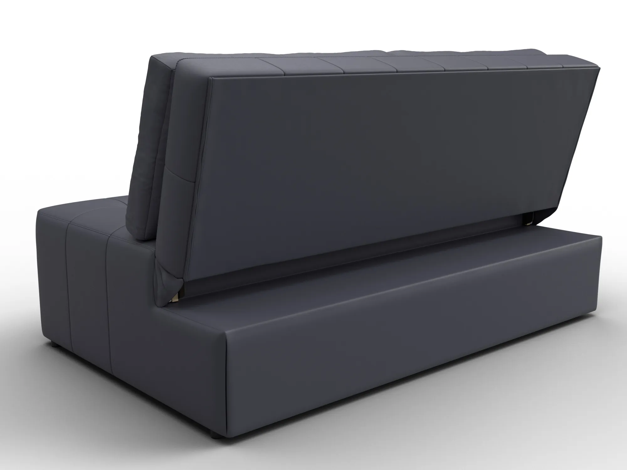 Диван прямой Лига-107 (140) ( GRIFON 15 серый )