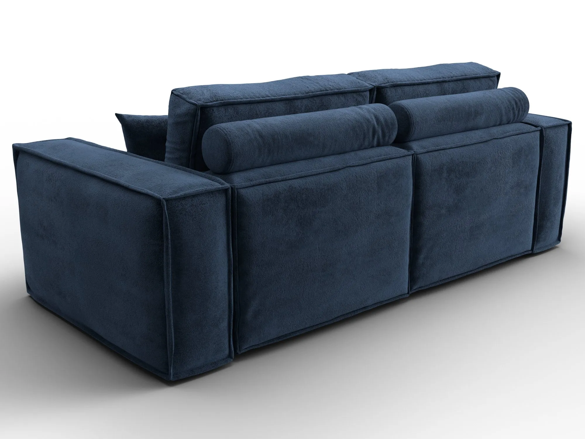 Диван прямой Лига-081 НПБ ( TOWER 13 синий )