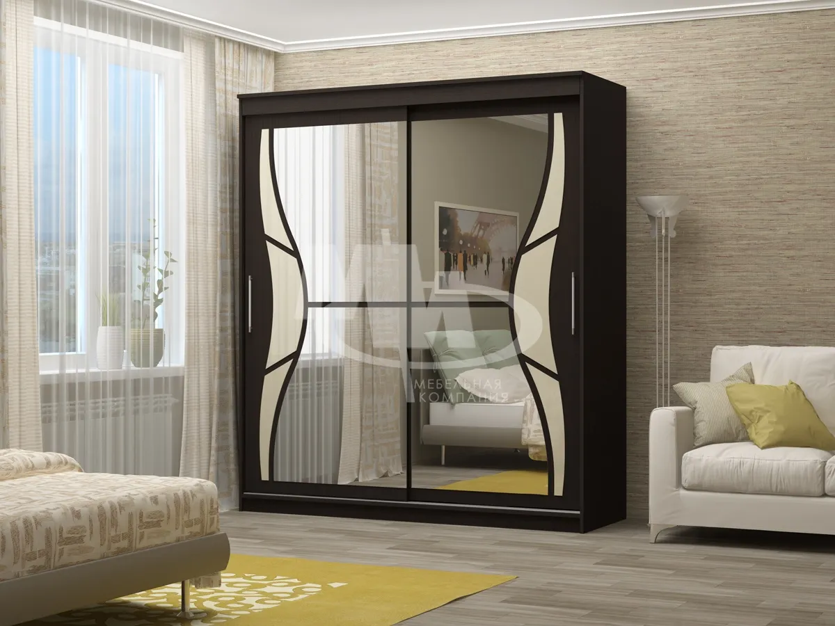 Шкаф-купе Элегант №1 (1500)