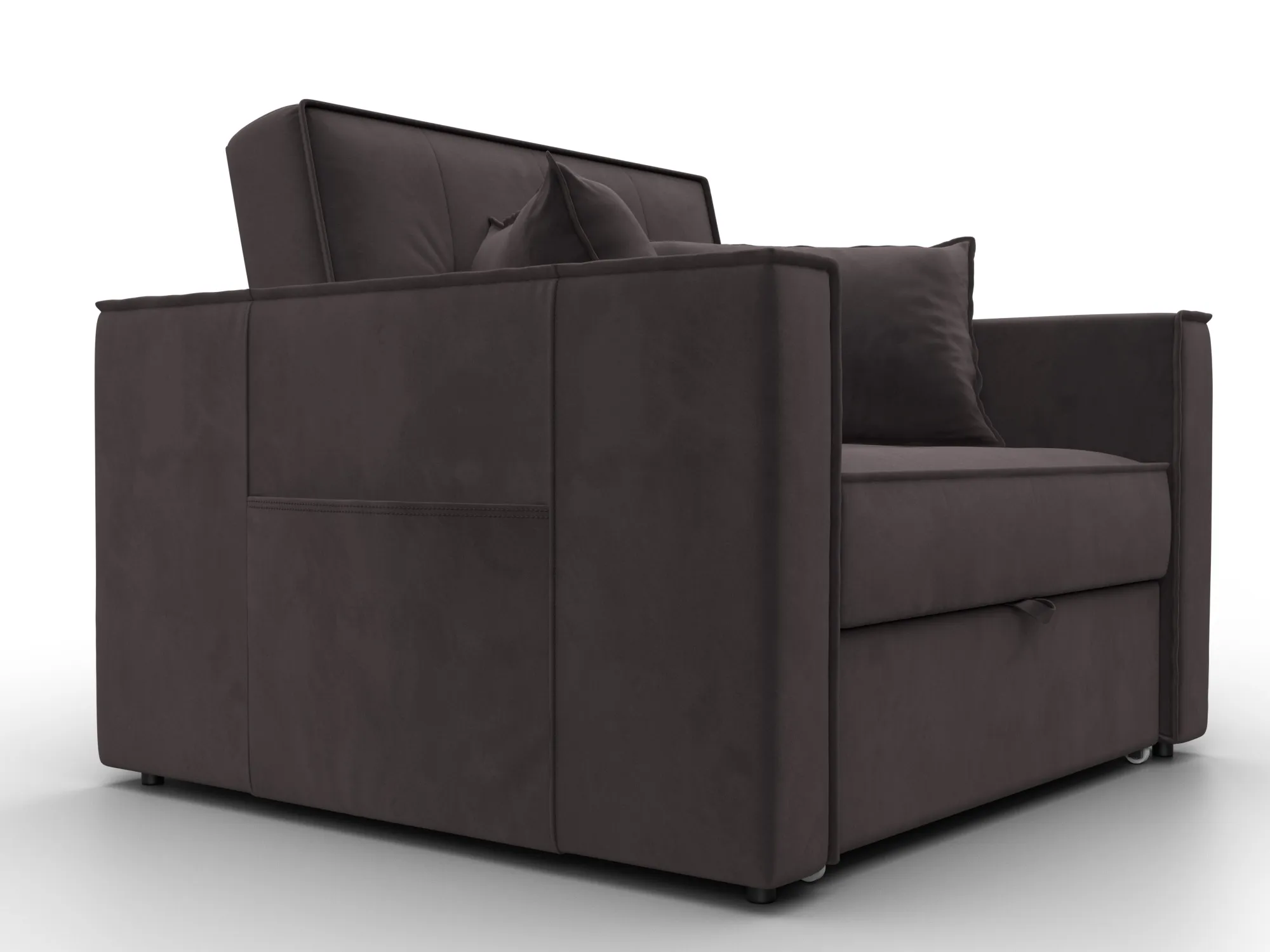 Кресло-кровать Лига-104 (80) ( SEVEN 727 коричневый )