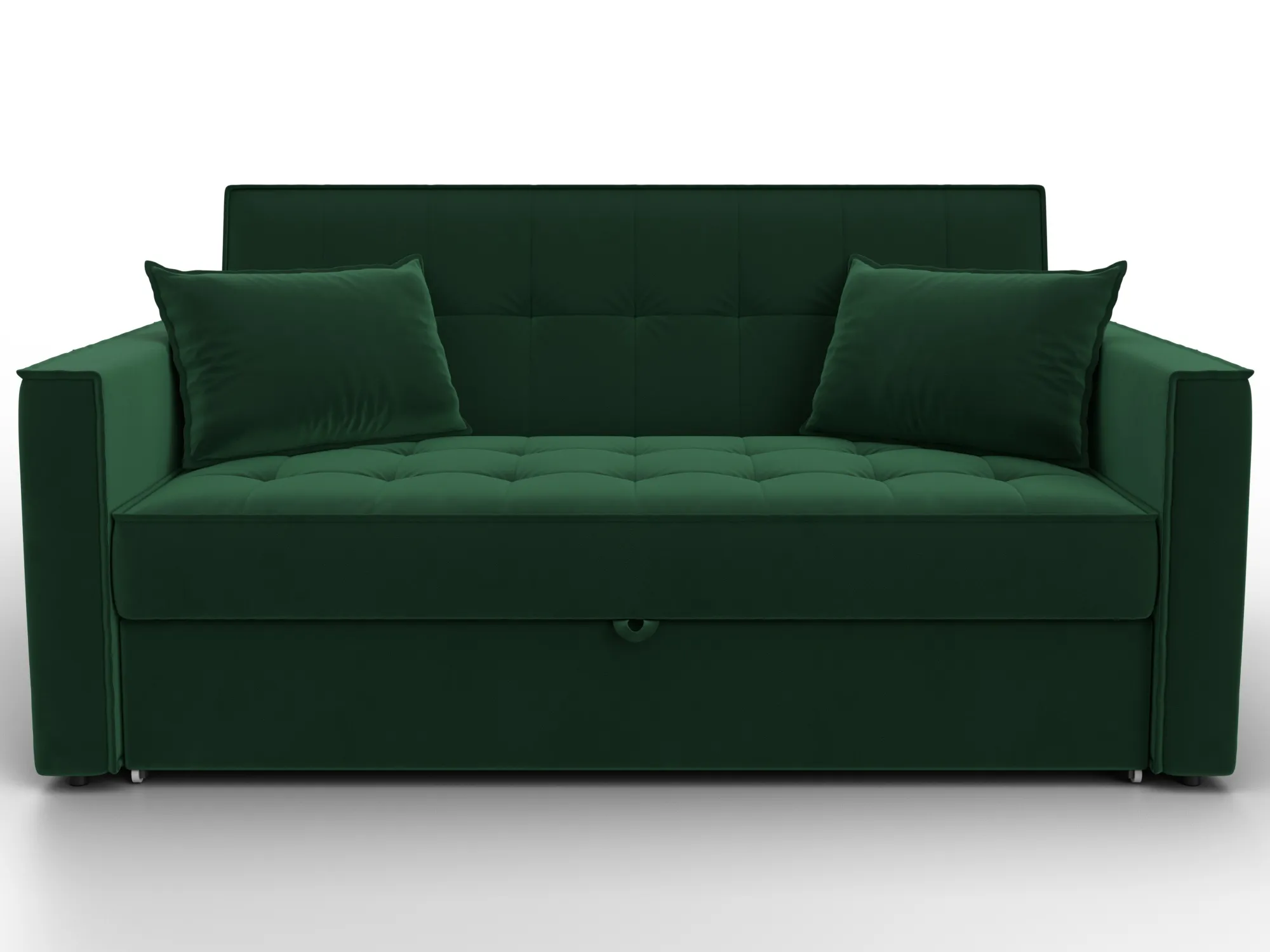 Диван прямой Лига-104 (140) ( SEVEN 626 зеленый )