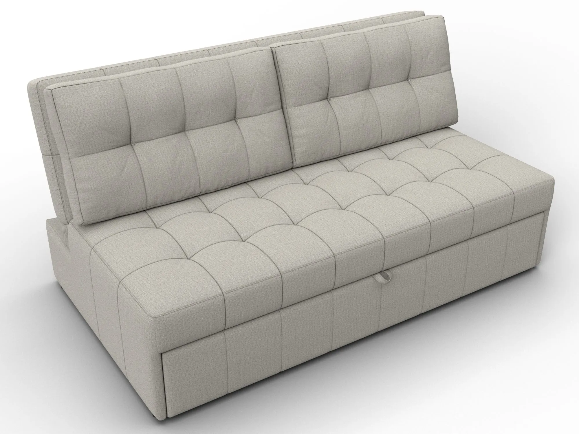 Диван прямой Лига-107 (160) ( Амур 02 бежевый )