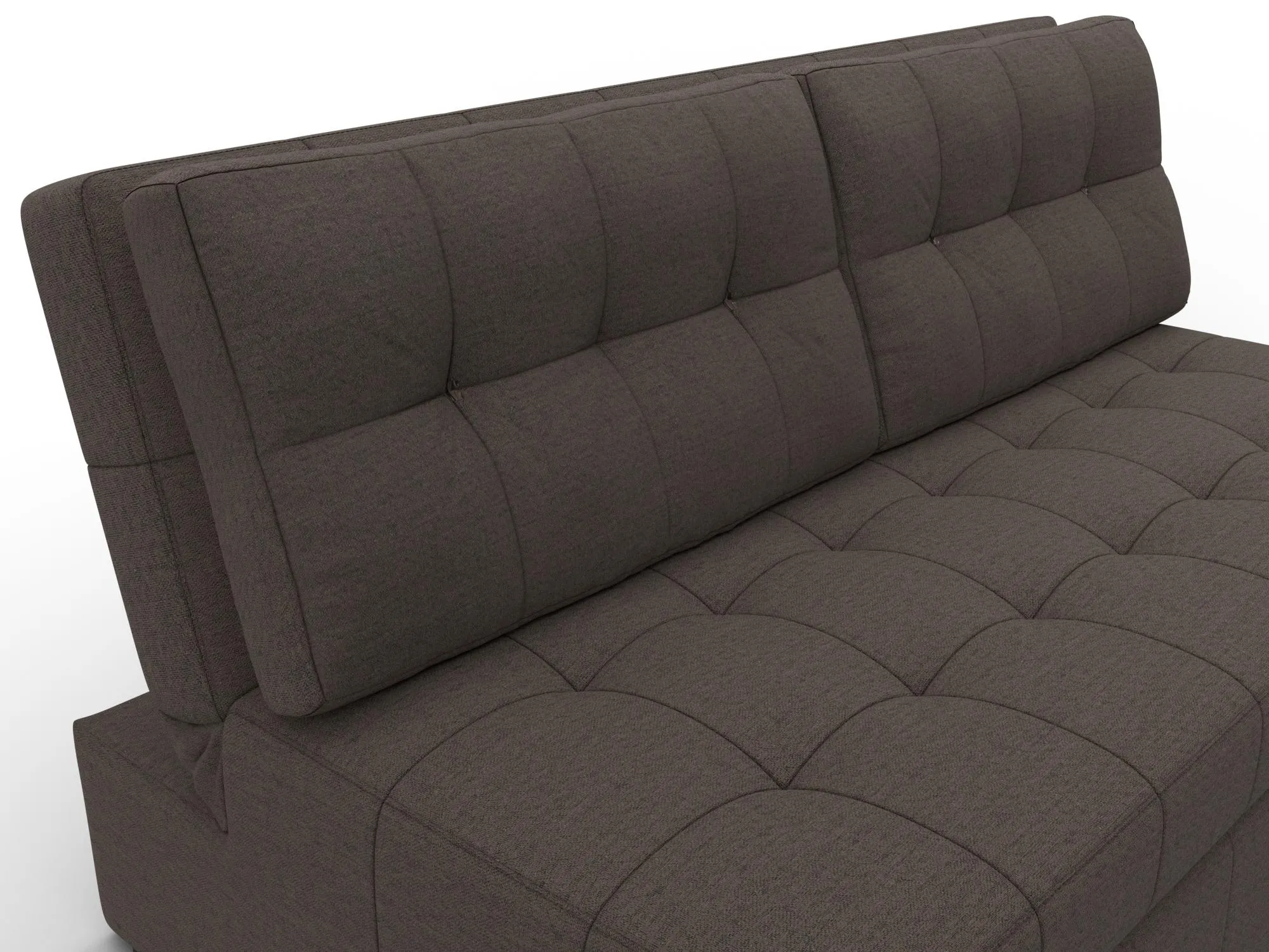 Диван прямой Лига-107 (160) ( Амур 05 коричневый )