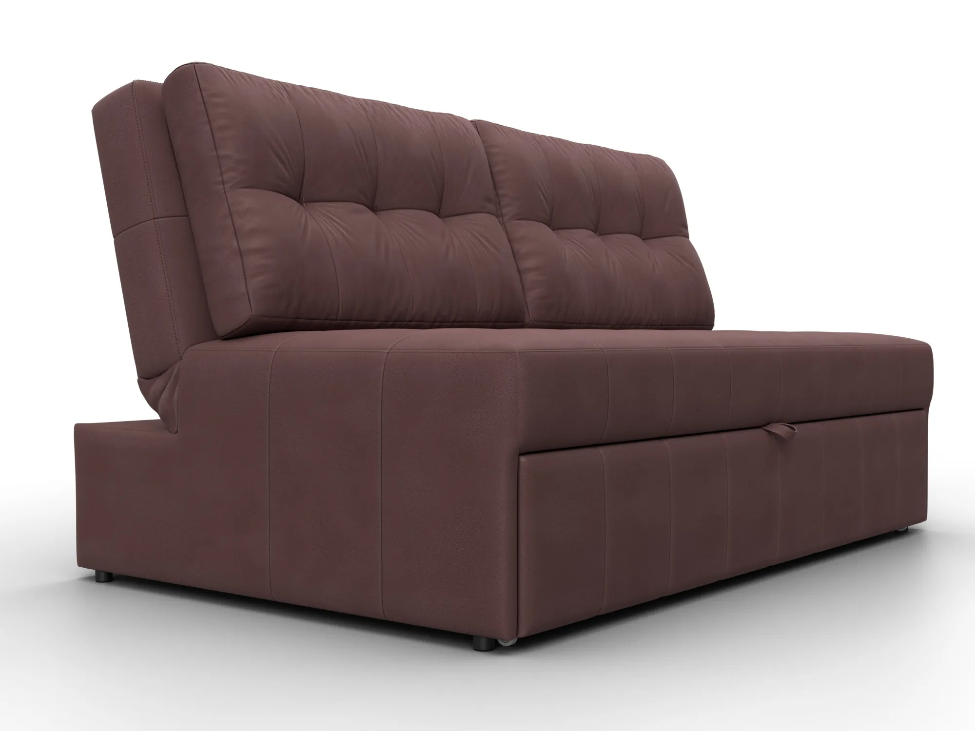 Диван прямой Лига-107 (140) ( JOLY 09 бордовый )