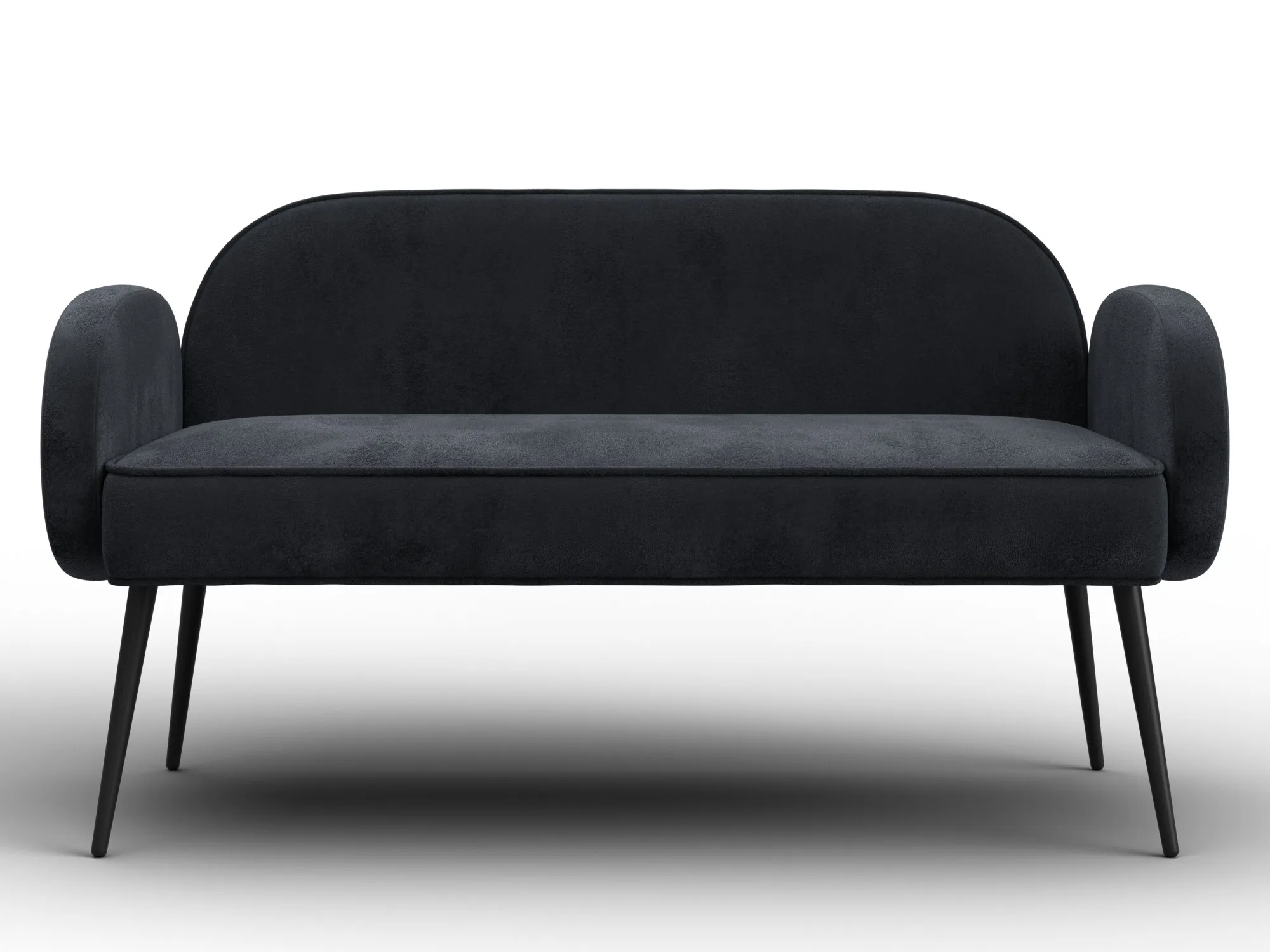 Диван прямой Лига-086 ( TOWER 11 темно-серый )