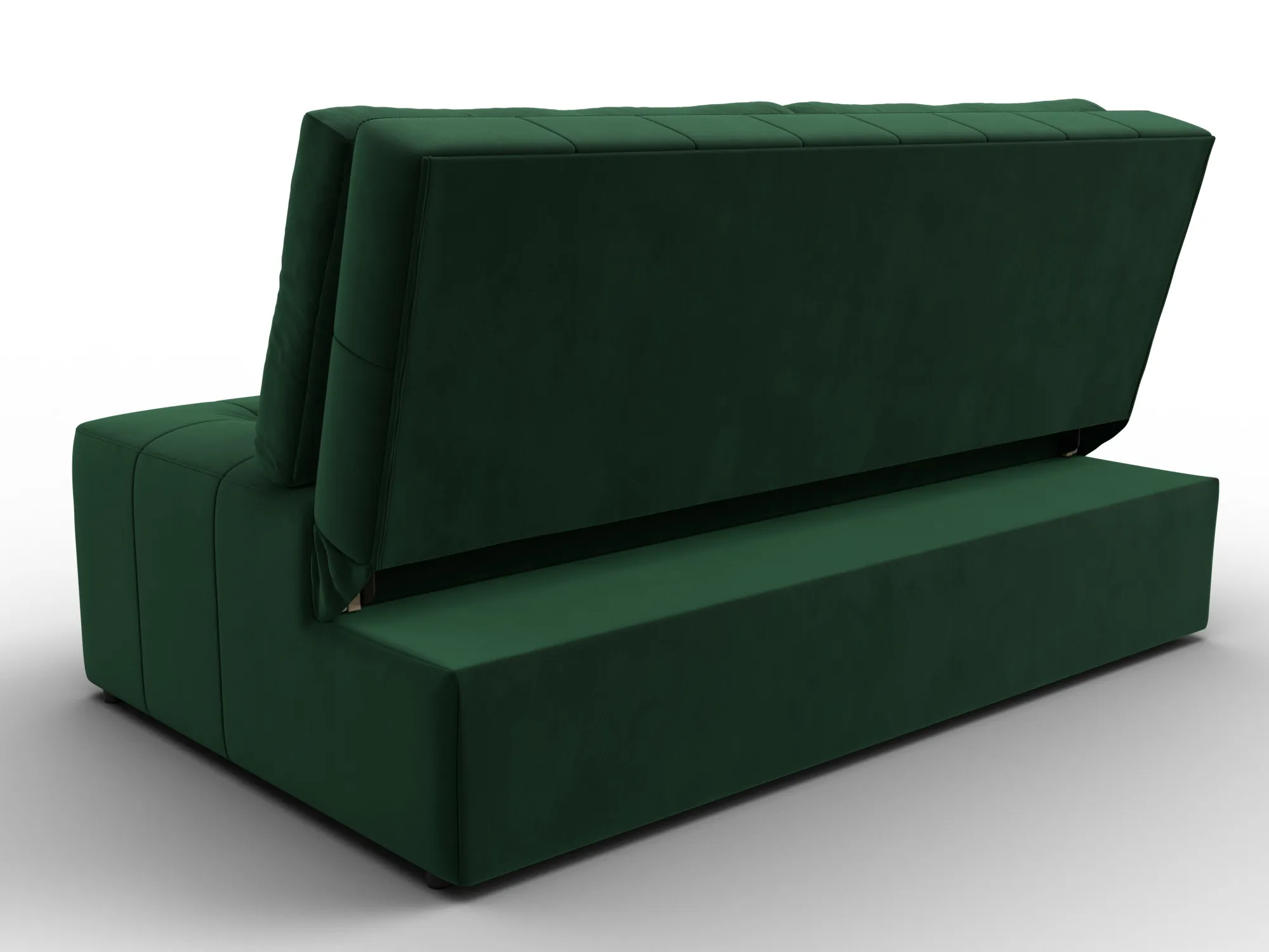 Диван прямой Лига-107 (140) ( SEVEN 626 зеленый )