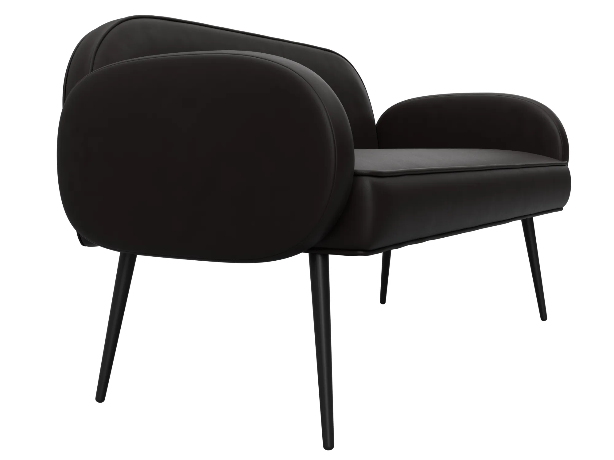 Диван прямой Лига-086 ( GRIFON 12 коричневый )