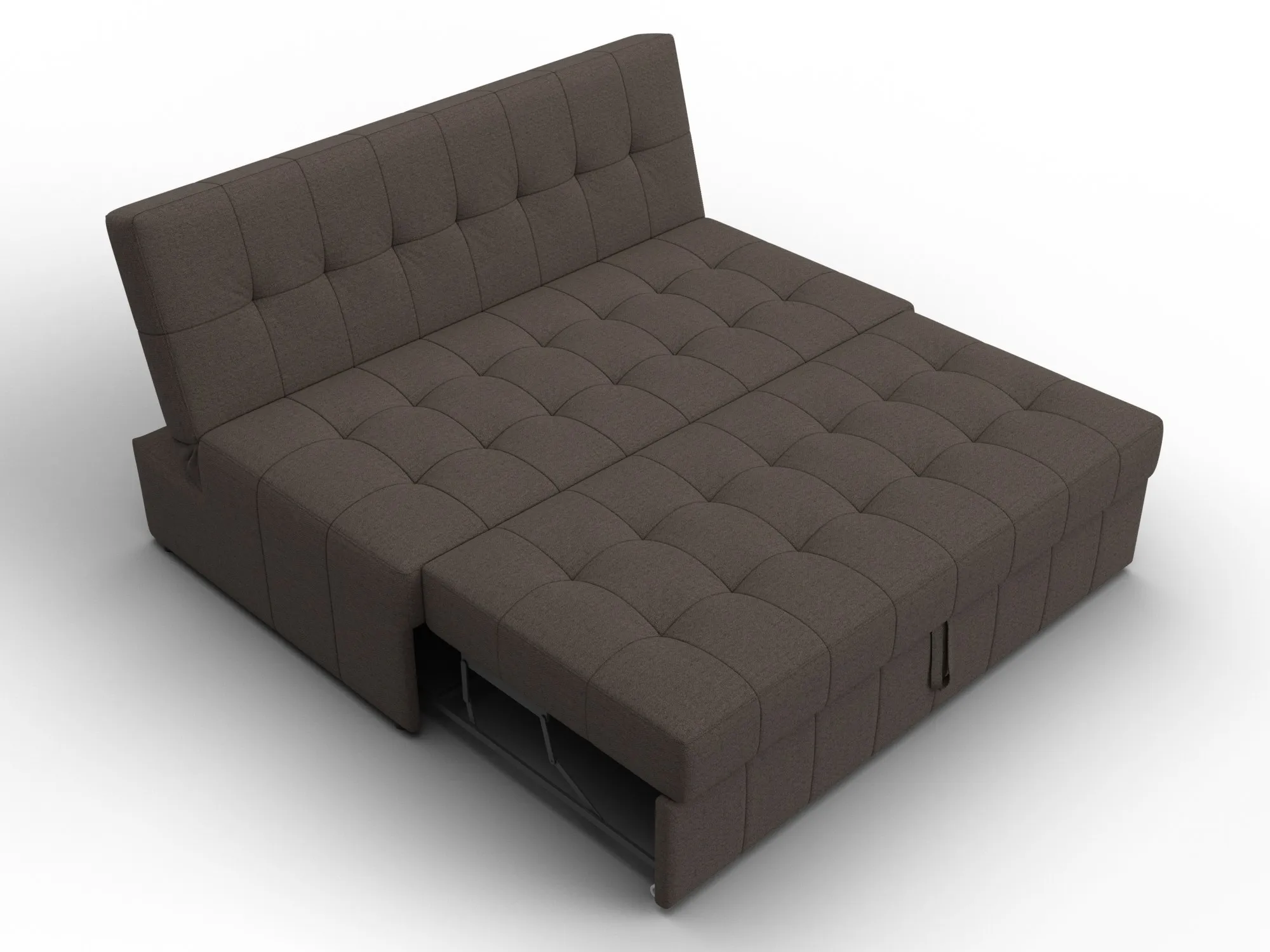 Диван прямой Лига-107 (140) ( Амур 05 коричневый )