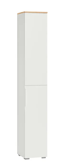 Шкаф-пенал Октава белый шагрень 13.228