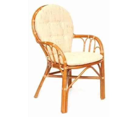 Стул из ротанга с подушкой 04/16