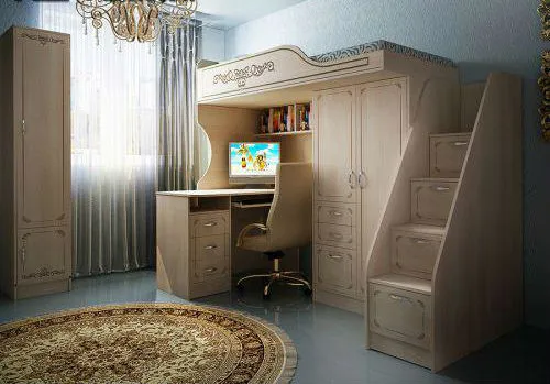 Детская мебель Фанки Кидз Классика, комната №2