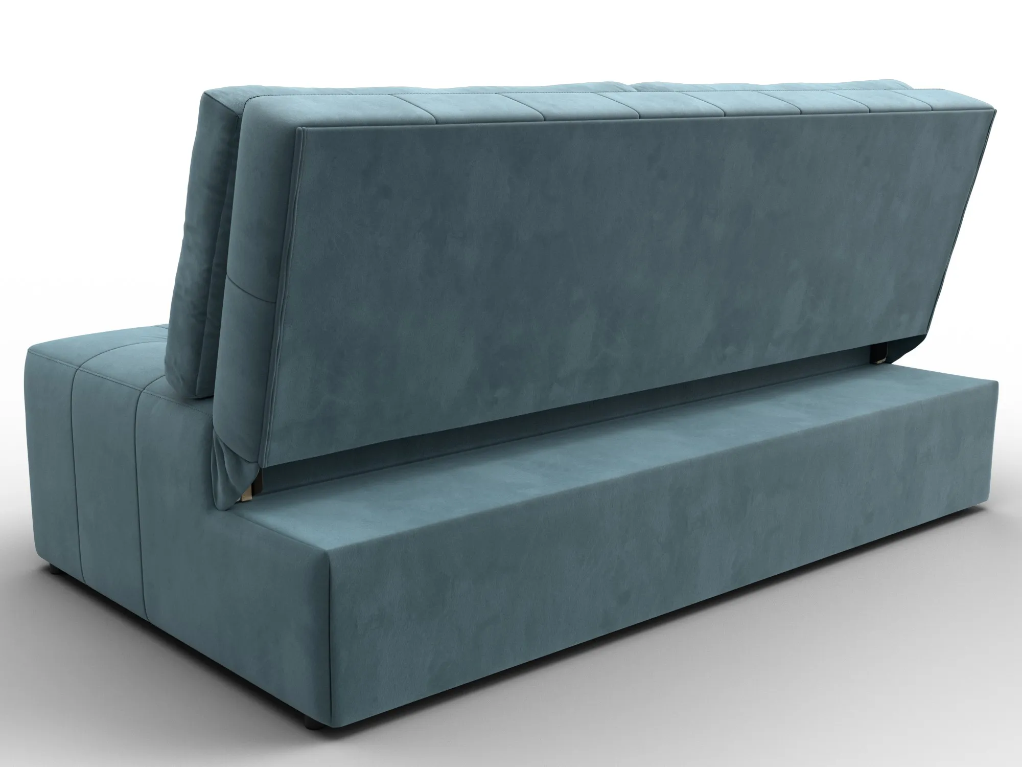 Диван прямой Лига-107 (160) ( SEVEN 113 бирюзовый )