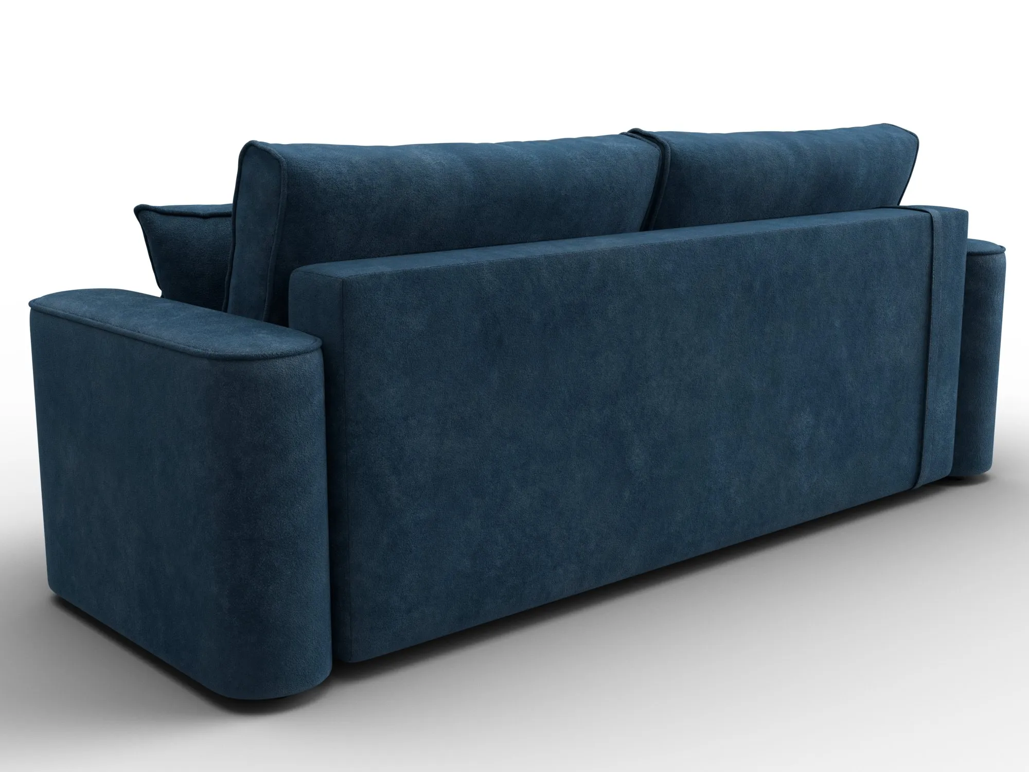 Диван прямой Лига-118 НПБ ( BRUT 11 синий )