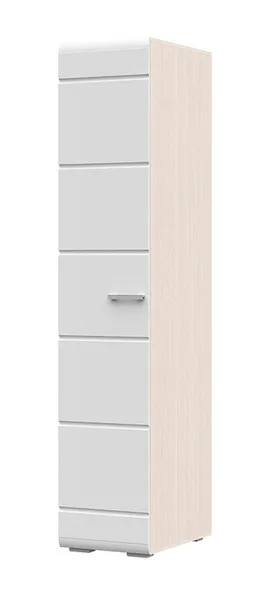 Пенал глухой Симба дуб белфорд - белый глянец