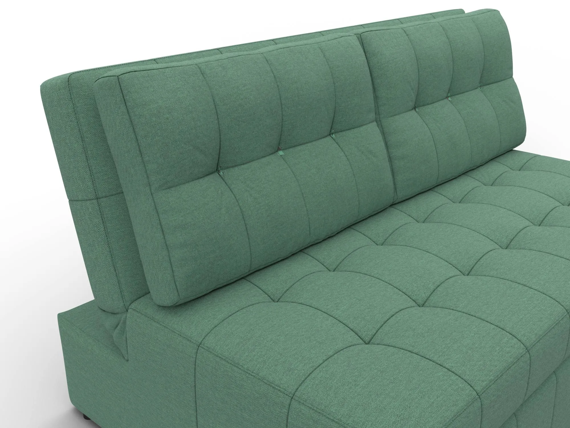 Диван прямой Лига-107 (140) ( Амур 11 зеленый )