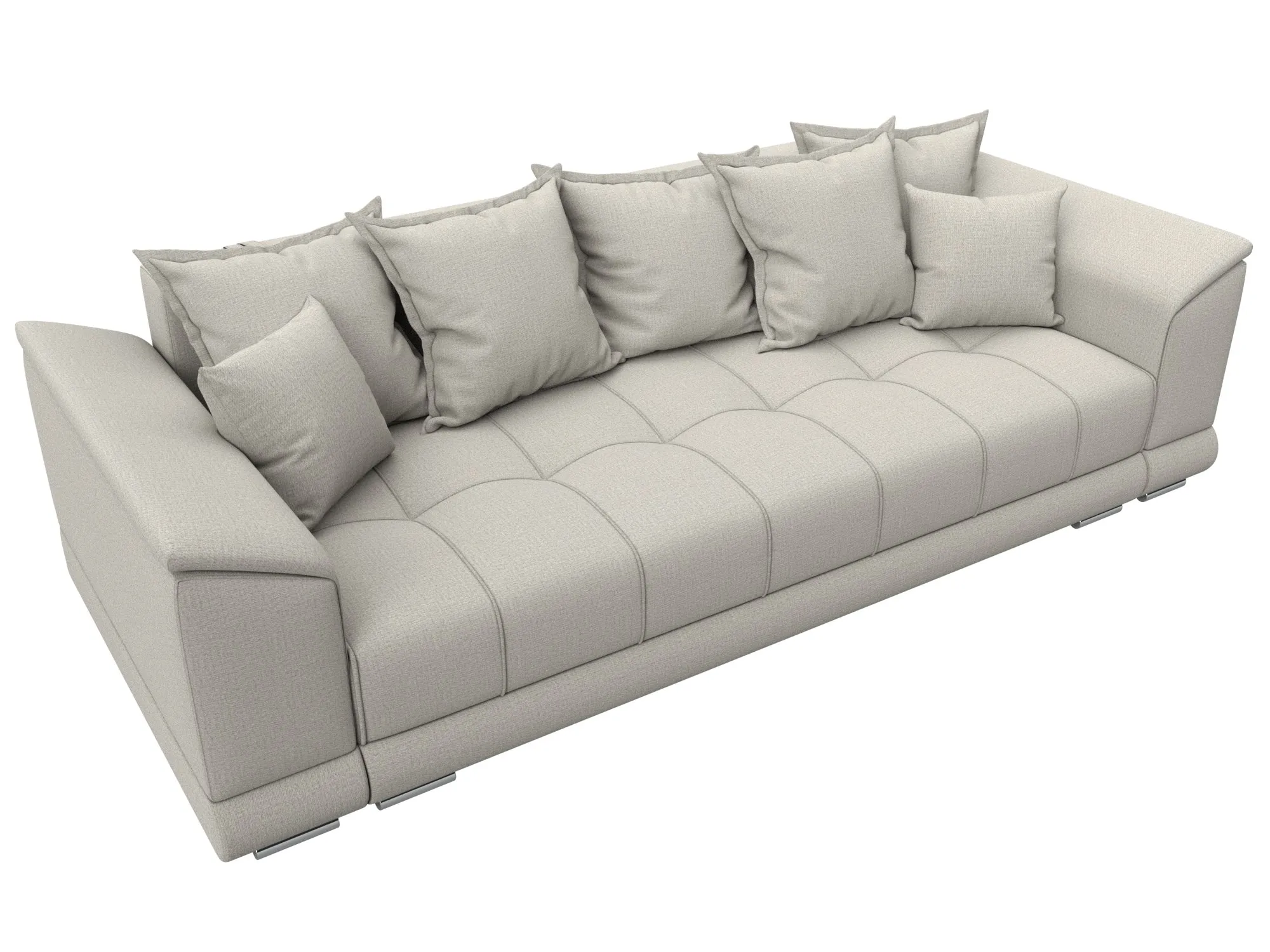 Диван прямой НордСтар НПБ ( Амур 02 бежевый )