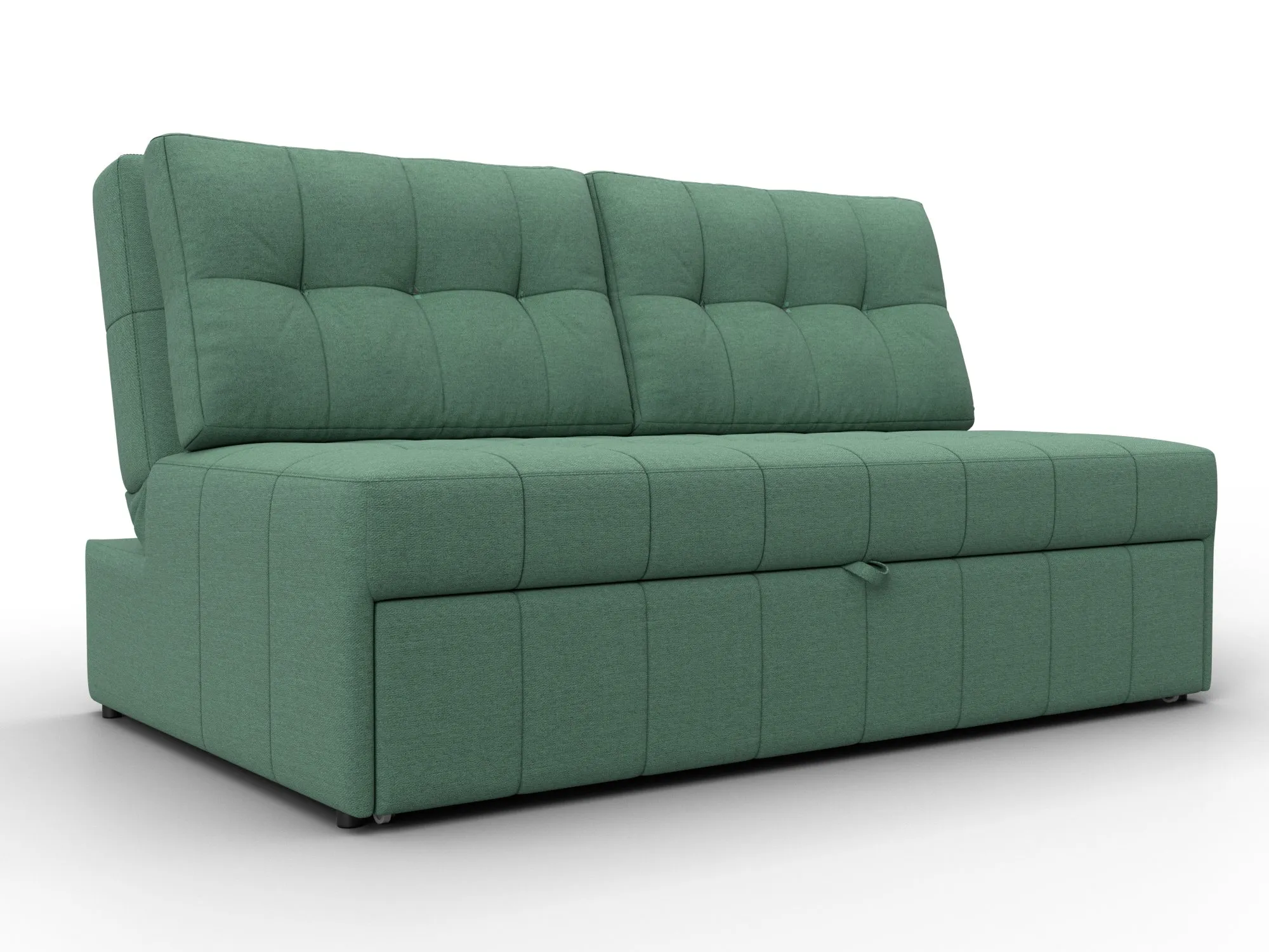 Диван прямой Лига-107 (140) ( Амур 11 зеленый )