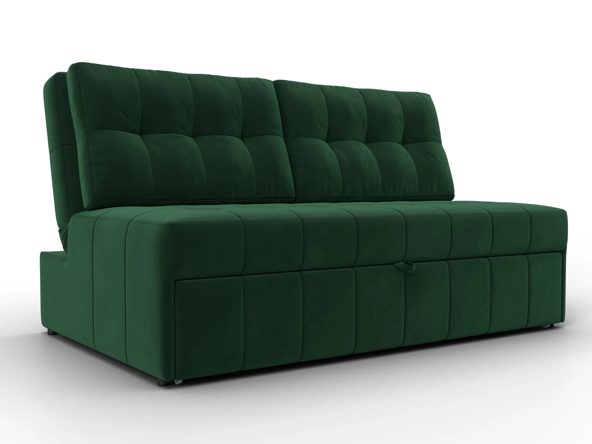 Диван прямой Лига-107 (140) ( SEVEN 626 зеленый )