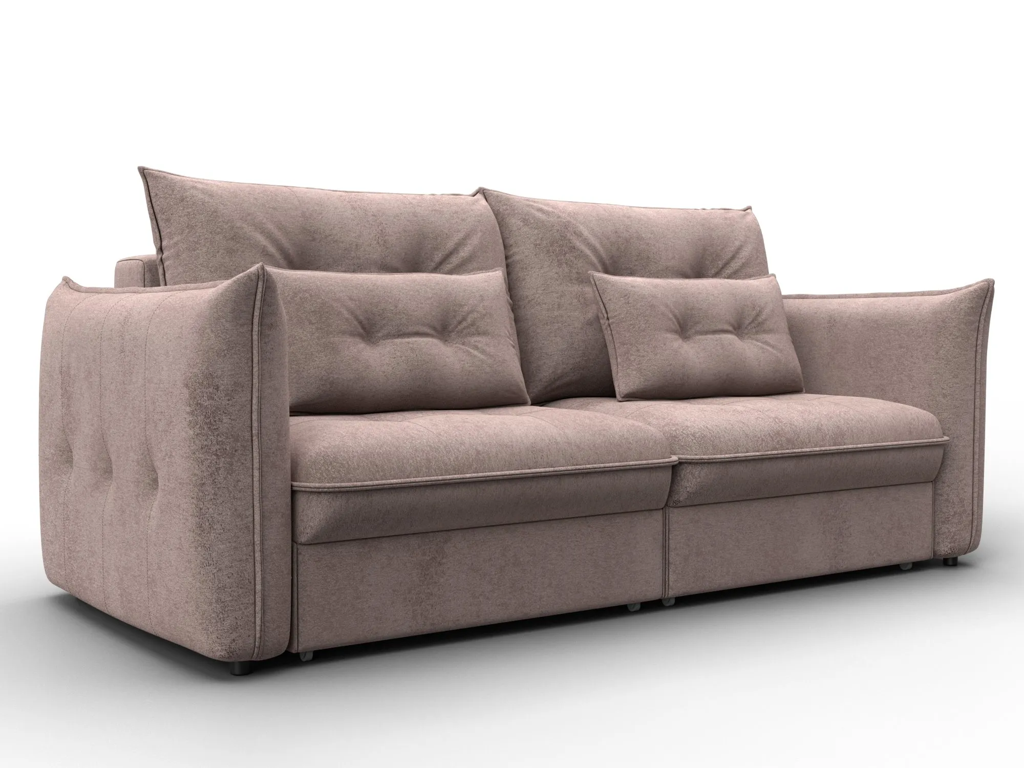 Диван прямой Лига-100 НПБ ( TOWER 05 бежевый )