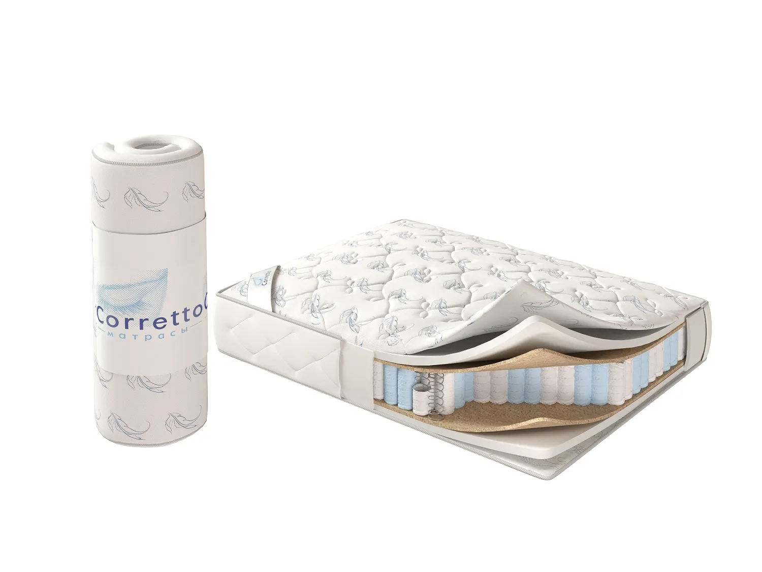 Матрас в скрутке Roll Spring 160*200