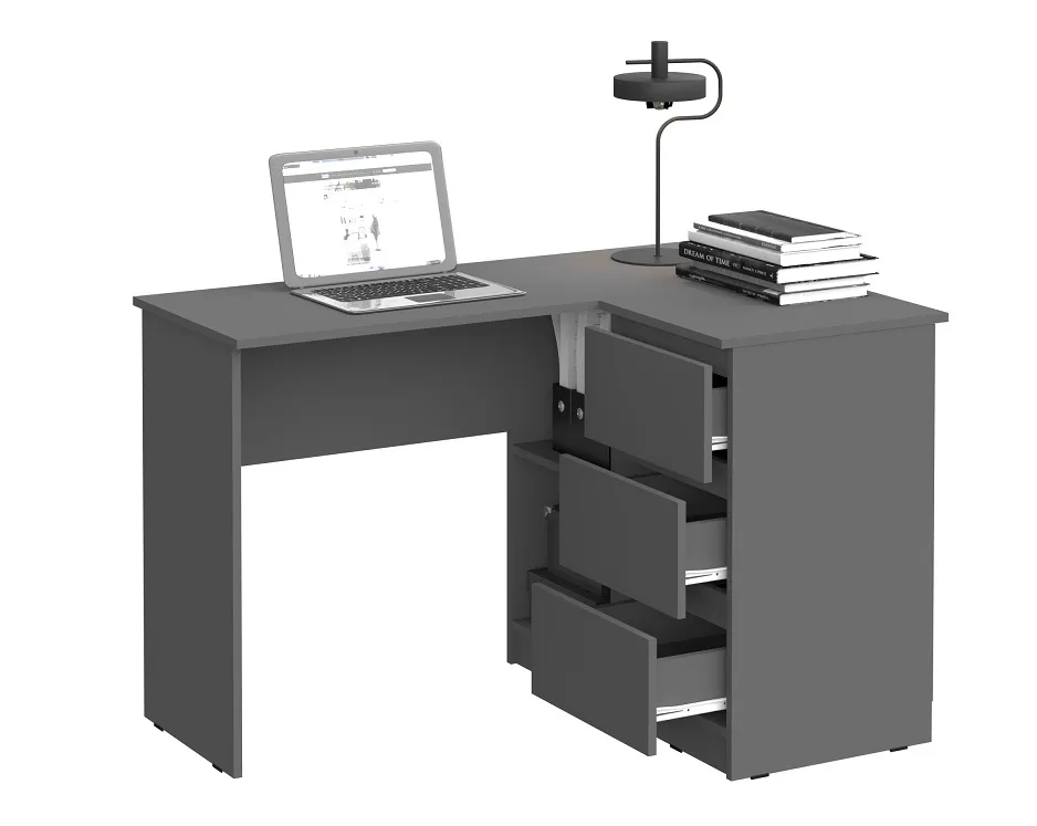 Стол Челси угловой (графит)